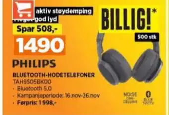 POWER Philips headset tilbud