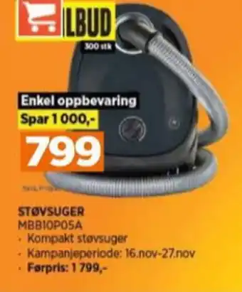 POWER Nilfisk støvsuger tilbud