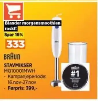 POWER STAVMIKSER MQ10001MWH tilbud