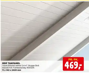 jem & fix Mdf takpanel tilbud