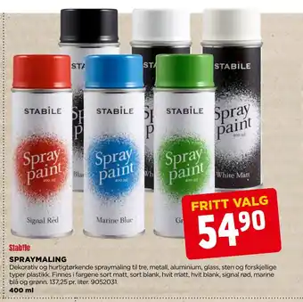 jem & fix Spraymaling tilbud