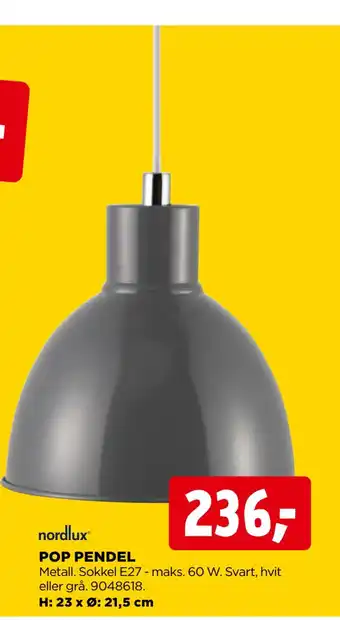 jem & fix Pop pendel tilbud