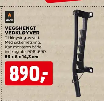 jem & fix Vegghengt vedkløyver tilbud