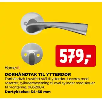 jem & fix Dørhåndtak til ytterdør tilbud
