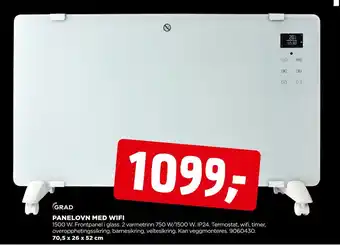 jem & fix Panelovn med wifi tilbud