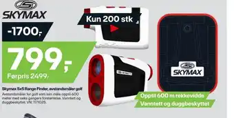 XXL Sport Skymax Sx5 Range Finder, avstandsmåler golf tilbud