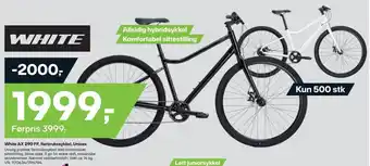 XXL Sport White AX 290 FF, flerbrukssykkel, Unisex tilbud
