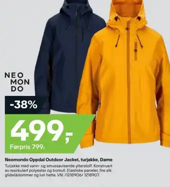 XXL Sport Neomondo Oppdal Outdoor Jacket, turjakke, Dame tilbud