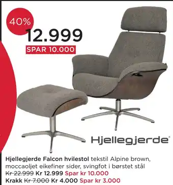 Møbelringen Hjellegjerde falcon hvilestol tilbud