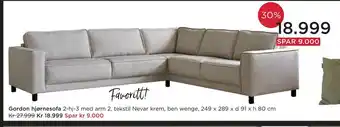 Møbelringen Gordon hjørnesofa tilbud