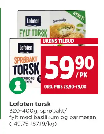 Meny Lofoten torsk tilbud
