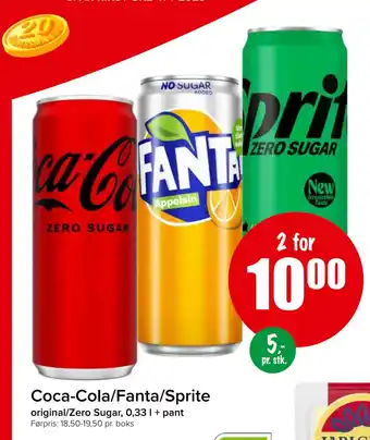 Spar Coca-cola/fanta/sprite tilbud