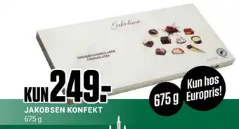 Europris Jakobsen konfekt tilbud