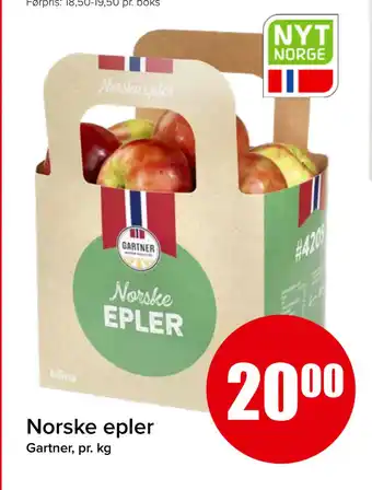 Spar Norske epler tilbud