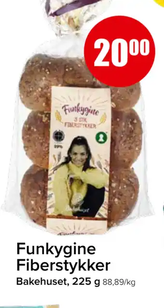 Spar Funkygine fiberstykker tilbud