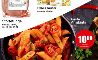 Spar Pasta arrabiata tilbud