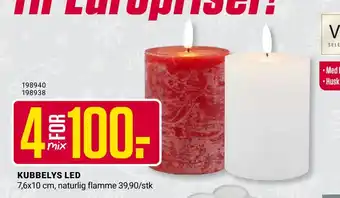Europris Kubbelys led tilbud