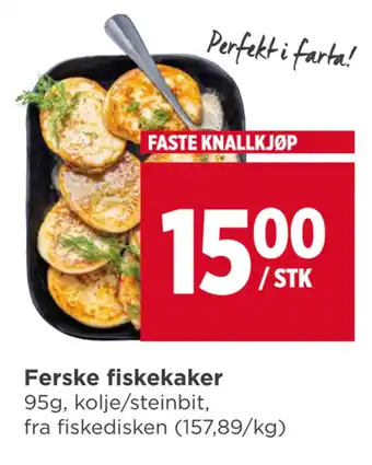 Meny Ferske fiskekaker tilbud