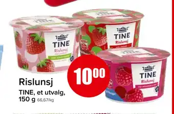 Spar Rislunsj tilbud