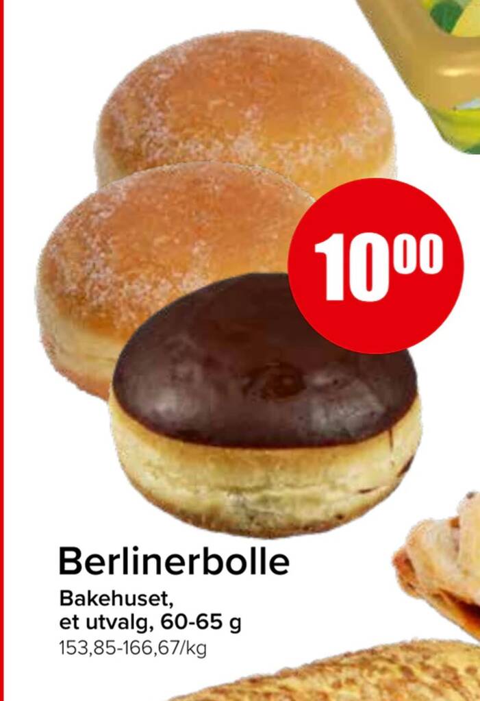 Spar Berlinerbolle tilbud