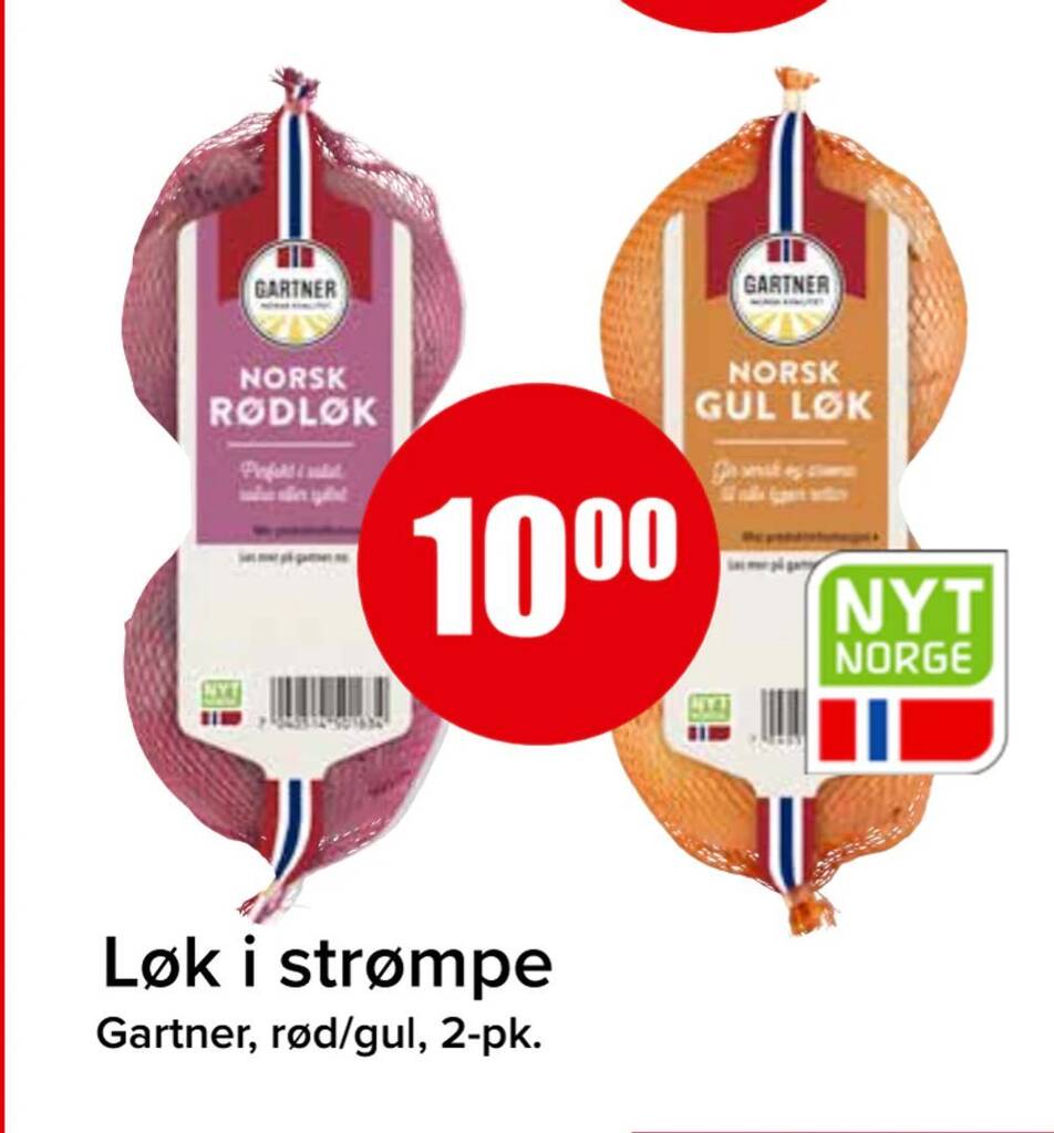 Spar Løk i strømpe tilbud