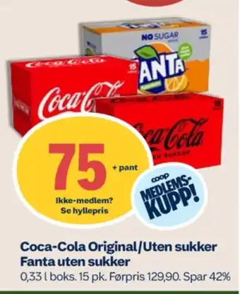 Coop Mega Coca-cola zero brus tilbud