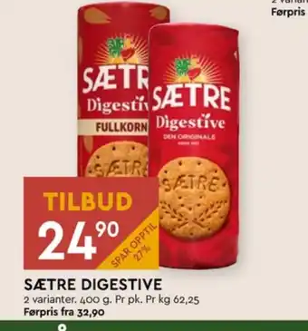 Coop Mega Digestive kjeks tilbud