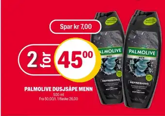 Coop Extra Palmolive men dusjsåpe tilbud