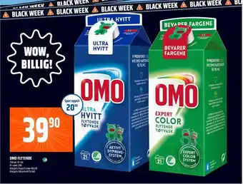 Coop Obs Omo vaskemiddel-flytende tilbud