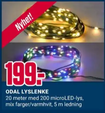 Europris Ukjent lyslenke tilbud