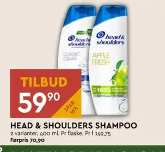 Coop Mega Head&shoulders shampoo tilbud