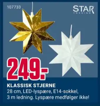 Europris Star trading julestjerne tilbud