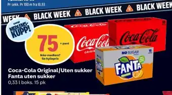 Coop Obs Coca-cola zero brus tilbud