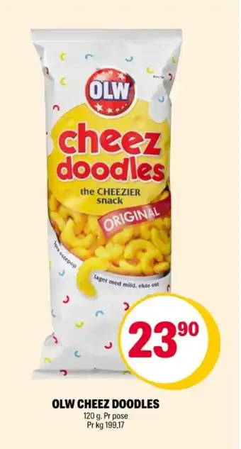 Coop Extra Olw cheez doodles tilbud