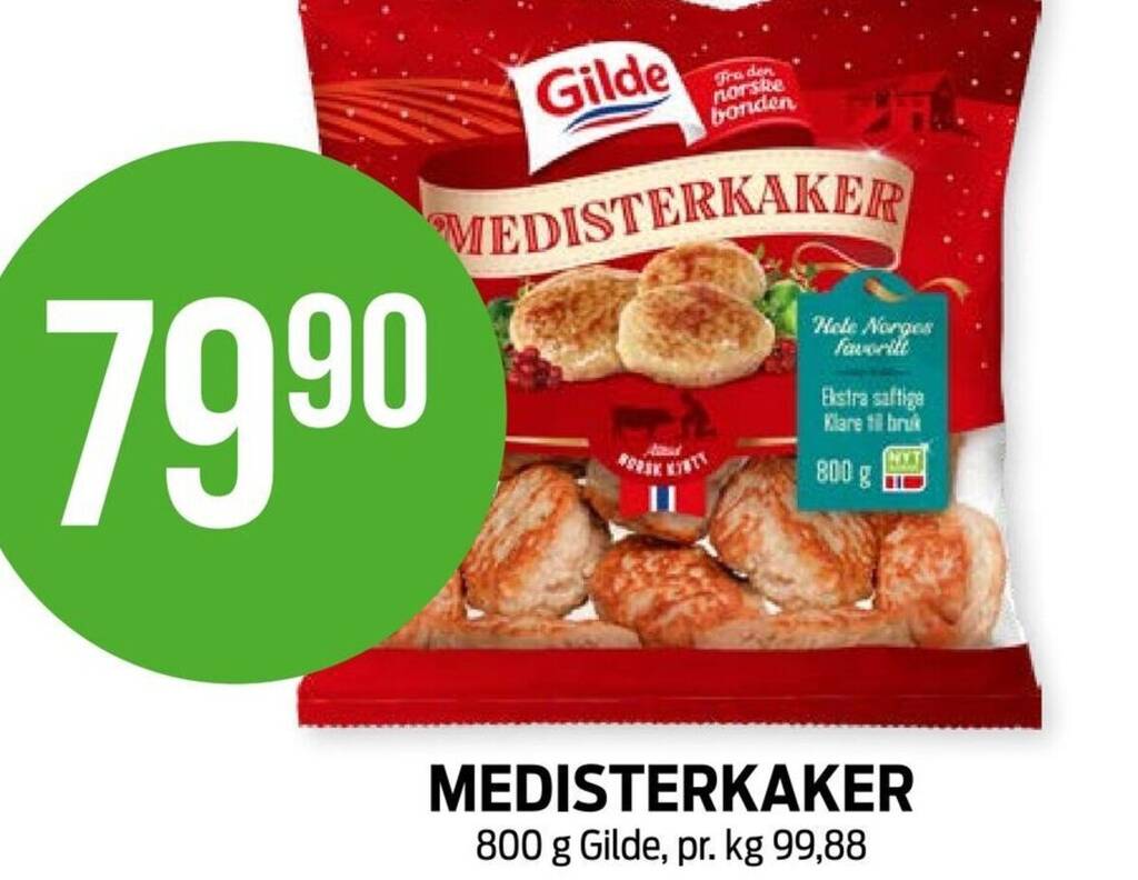 Kiwi MEDISTERKAKER 800 g Gilde tilbud