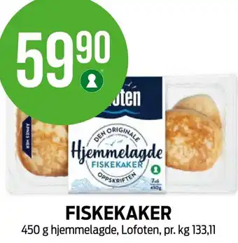 Kiwi FISKEKAKER 450 g hjemmelagde, Lofoten tilbud