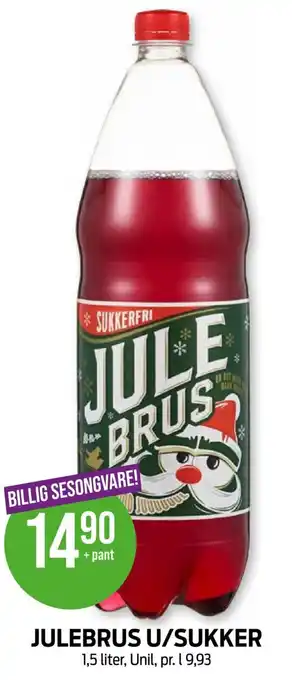 Kiwi JULEBRUS U/SUKKER 1,5 liter, Unil tilbud