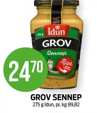 Kiwi GROV SENNEP 275 g Idun tilbud