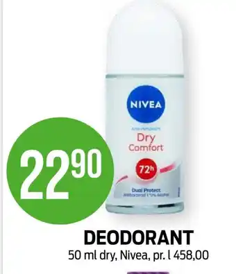 Kiwi DEODORANT 50 ml dry, Nivea tilbud