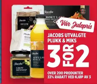 Meny JACOBS UTVALGTE tilbud