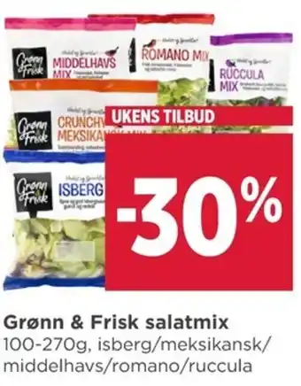Meny Grønn & Frisk salatmix tilbud