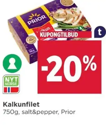 Meny Kalkunfilet 750g, salt&pepper, Prior tilbud
