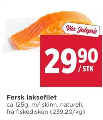 Meny Fersk laksefilet tilbud