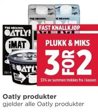 Meny Oatly produkter tilbud