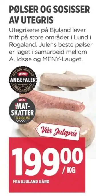 PØLSER OG SOSISSER AV UTEGRIS