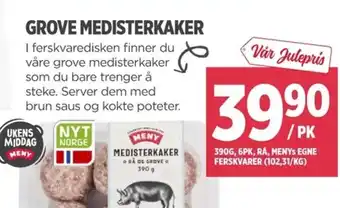 GROVE MEDISTERKAKER
