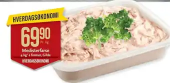 CC Mat Medisterfarse 4 kg's former, Gilde tilbud