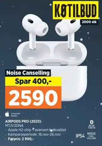 POWER AIRPODS PRO (2023) MTJV3DNA tilbud