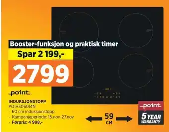 POWER INDUKSJONSTOPP POIH306014N tilbud