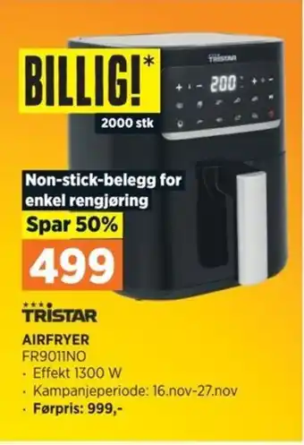 POWER AIRFRYER FR9011NO tilbud